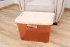 Plastic daily necessities storage box, transparent storage box, 45L Specification image